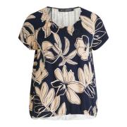 Bloemenprint Shirt met Elastische Taille Betty Barclay , Multicolor , ...