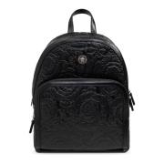 Rugzak met Barocco-patroon Versace , Black , Heren