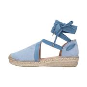 Blauwe Suède Espadrilles Romi Luz Fred De La Bretoniere , Blue , Dames