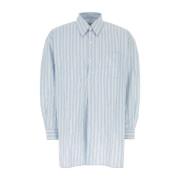 Geborduurde Poplin Popover Shirt Our Legacy , Blue , Heren