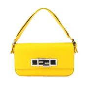 Pre-owned Leather fendi-bags Fendi Vintage , Yellow , Dames