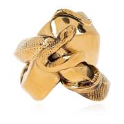 Slang Ring Alexander McQueen , Yellow , Dames