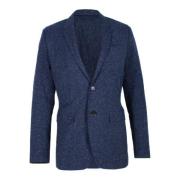 Pre-owned Wool outerwear Burberry Vintage , Blue , Heren