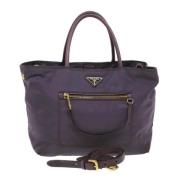 Pre-owned Nylon prada-bags Prada Vintage , Black , Dames