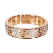 Pre-owned Rose Gold rings Cartier Vintage , Pink , Dames