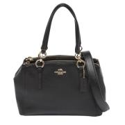 Pre-owned Leather handbags Coach Pre-owned , Black , Dames