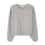 Vintage Sweatshirt Izu03A Ronde Hals American Vintage , Gray , Dames