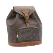 Pre-owned Canvas backpacks Louis Vuitton Vintage , Brown , Dames