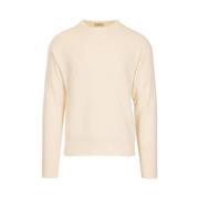 Geborstelde Crewneck Sweater Altea , Beige , Heren