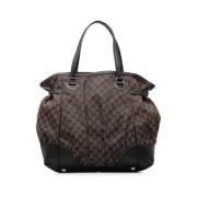 Pre-owned Canvas totes Gucci Vintage , Brown , Dames