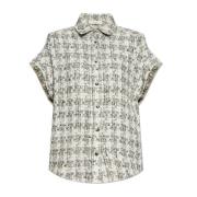 Tweed Shirt 'Gaidan' IRO , Gray , Dames