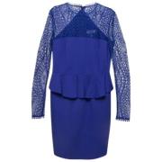 Pre-owned Lace dresses Emilio Pucci Pre-owned , Blue , Dames
