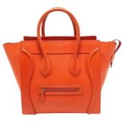 Pre-owned Leather celine-bags Celine Vintage , Orange , Dames