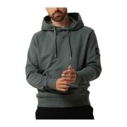 Heren Badge Hoodie Sweater Calvin Klein , Gray , Heren