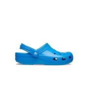 Neon Classic Klompen Blauw Ronde Neus Crocs , Blue , Heren