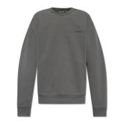 Sweatshirt met logo Carhartt Wip , Gray , Heren