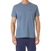 Casual Katoenen T-shirt U.s. Polo Assn. , Blue , Heren