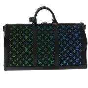 Pre-owned Canvas handbags Louis Vuitton Vintage , Black , Dames