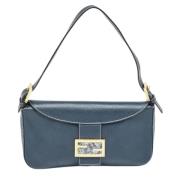 Pre-owned Leather fendi-bags Fendi Vintage , Blue , Dames