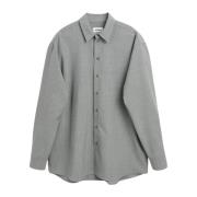 Relaxed-fit overhemd met lange mouwen Soulland , Gray , Heren