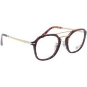 Klassieke Ronde Zonnebril Persol , Brown , Unisex