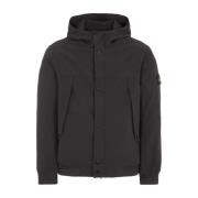 Capuchonjas Stone Island , Black , Heren