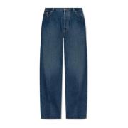 Jeans met logo Off White , Blue , Heren