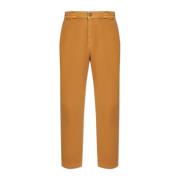 Jeans met toelopende pijpen Moschino , Brown , Heren