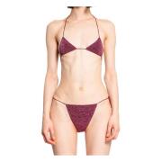 Lumiere Microkini Halterneck Low-Waisted Bikini Oseree , Purple , Dame...