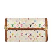 Pre-owned Leather wallets Louis Vuitton Vintage , Multicolor , Dames