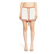 Relaxte Gehaakte Gebreide Shorts Zimmermann , White , Dames