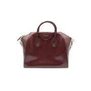 Pre-owned Leather handbags Givenchy Pre-owned , Red , Dames