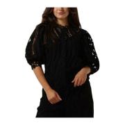 Tijdloze Zwarte Blouse Copenhagen Muse , Black , Dames