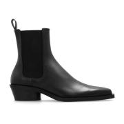 Leren enkellaarzen Proenza Schouler , Black , Dames