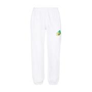 Witte katoenen broek met elastische tailleband Off White , White , Her...