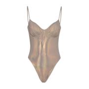 Monokini MET Beugel Sundown F**k , Yellow , Dames