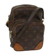 Pre-owned Canvas louis-vuitton-bags Louis Vuitton Vintage , Brown , Da...