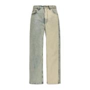 Jeans met MM6 Maison Margiela logo MM6 Maison Margiela , Blue , Dames