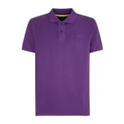 Polo MET Logo F**k , Purple , Heren