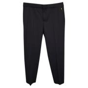 Pre-owned Wool bottoms Chloé Pre-owned , Black , Dames