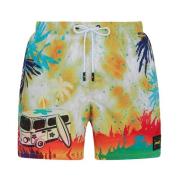 Short A Fantasia Mood Funny F**k , Multicolor , Heren