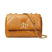 Kleine Kira Gewatteerde Schoudertas Tory Burch , Beige , Dames