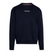 Heren Crewneck Sweatshirt Regular Fit Tommy Hilfiger , Blue , Heren