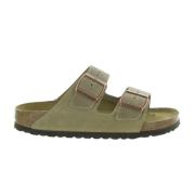 Leren Arizona Sandalen Birkenstock , Brown , Dames