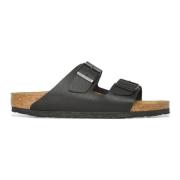 Saffiano Sandalen Birkenstock , Black , Heren