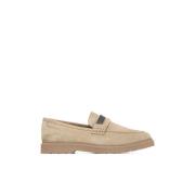 Stijlvolle Platte Schoenen Brunello Cucinelli , Beige , Dames