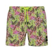 Short A Fantasia Mood Tropical F**k , Multicolor , Heren