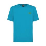 Basic T-Shirt F**k , Blue , Heren