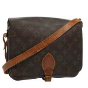 Pre-owned Canvas louis-vuitton-bags Louis Vuitton Vintage , Brown , Da...