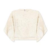 Top Ivy Emb AllSaints , Beige , Dames